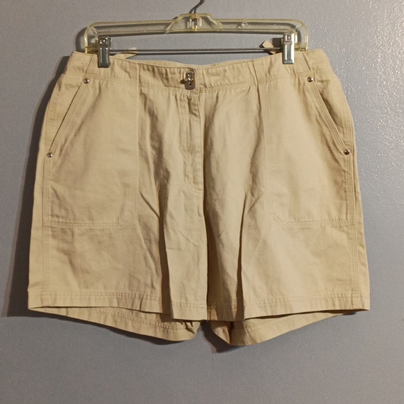 J. KHAKI women's tan size 14 shorts - Picture 9 of 17